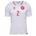 Denmark Joachim Andersen #2 Replica Away Shirt Euro 2024 Short Sleeve